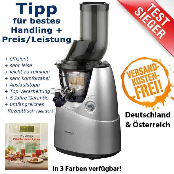 Kuvings Whole Slow Juicer B6000 GrunePerlen