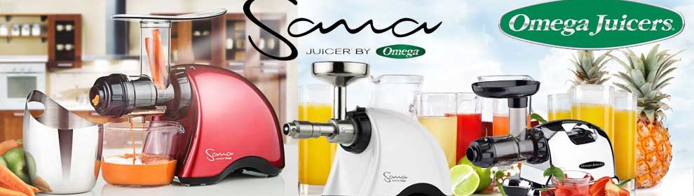 Omega & Sana by Omega - Slow-Juicer GrunePerlen.com