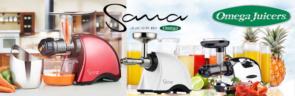 Omega & Sana by Omega - Slow-Juicer GrunePerlen.com