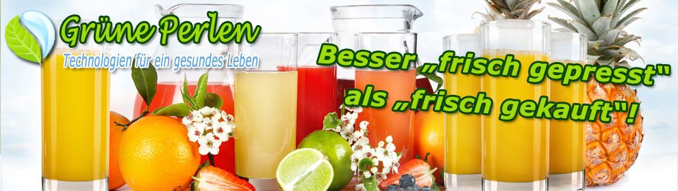 frischer Saft mit Entsaftern, Saftpressen & Slow Juicern