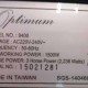 Optimum-9400-Typenschild