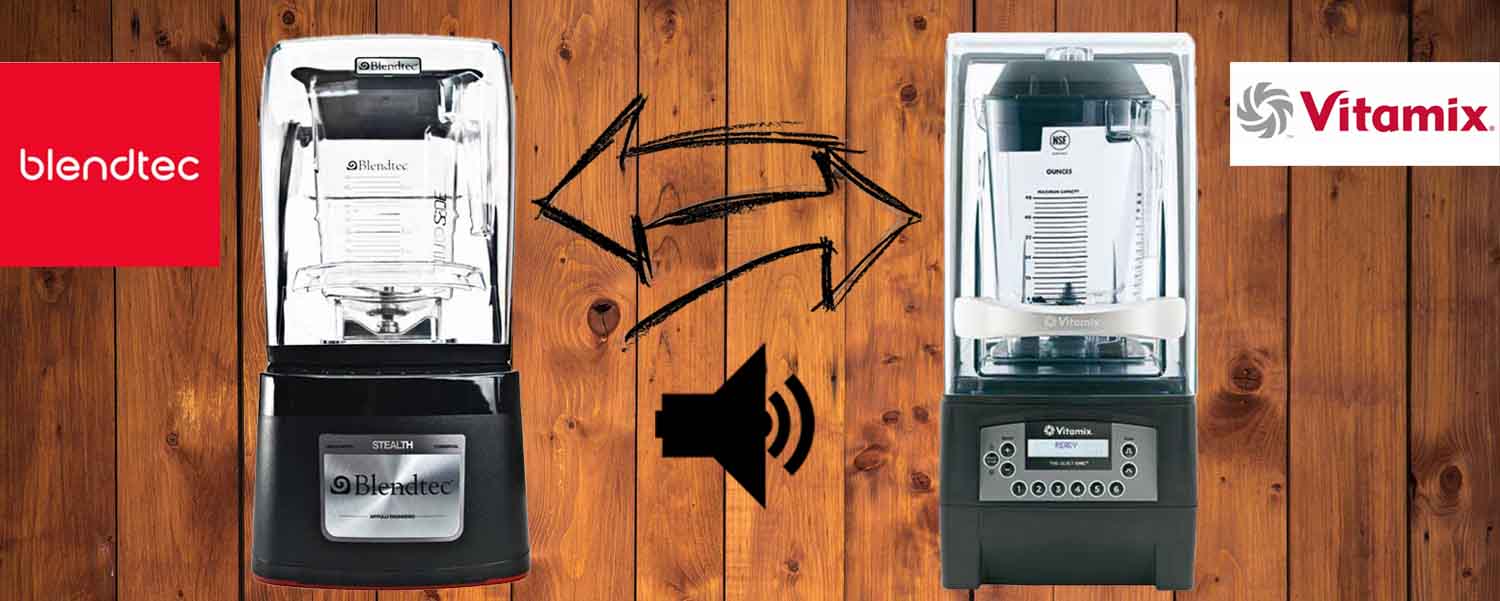 Lautstärkevergleich Blendtec Stealth vs. Vitamix QuietOne GrünePerlen