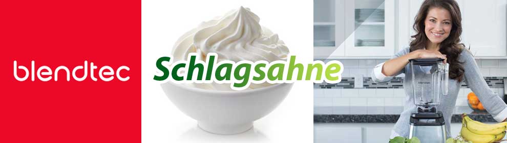 Schlagsahne / Wipped Cream selber machen im Blendtec Mixer