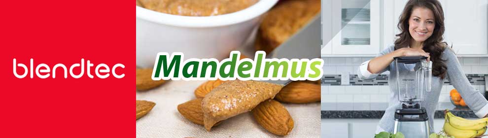 Mandelmus selber machen im Blendtec Mixer