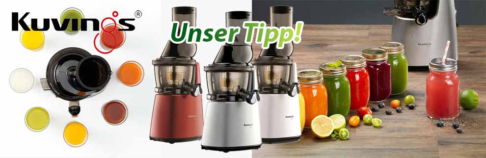 Entsafter Kuvings Whole Slow Juicer B6000 & C9500