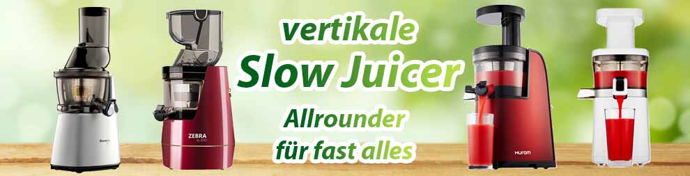 vertikale Einzelschnecken Entsafter