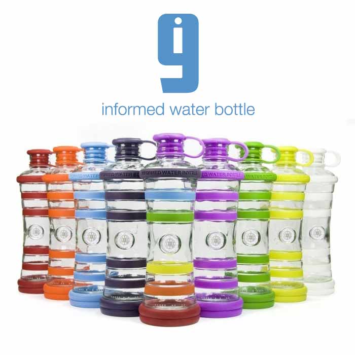 i9-Bottle Chakra informierte Wasserflasche