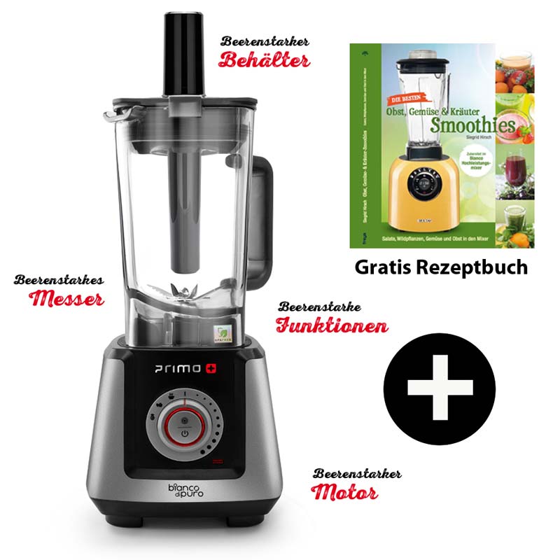 sur Soar Udtale Hochleistungsmixer Bianco Primo+ Plus | GrünePerlen