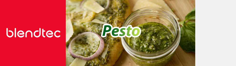 Klassisches-Pesto im Blendtec Mixer