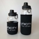 Glasflasche-Lara mit Unicity Sleeve