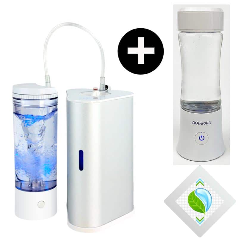 AquaVolta® HydrogenInfuser & Wasserstoff Inhalator + Wirbler