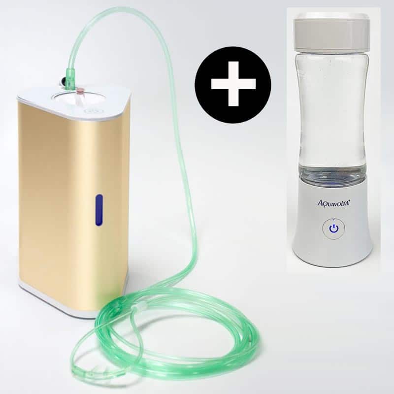AquaVolta® HydrogenInfuser & Wasserstoff Inhalator + Wirbler