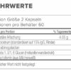 Unicity Immunizen-Nährwerte