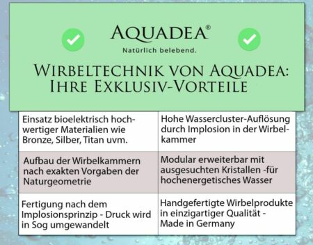 Aquadea ToneOne Deluxe Ruthenium | KRISTALLWIRBEL® Wasserwirbler – Bild 9