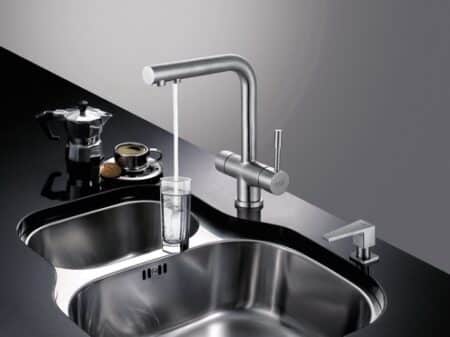 Wasserhahn 3in1 | ZARA INOX | Edelstahl Massiv – Bild 2