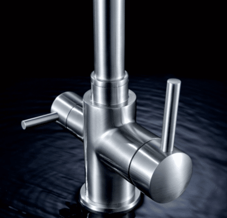 Wasserhahn 3in1 | Design AVANTGARDE | Edelstahl – Bild 3