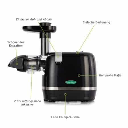 Omega H3000R-F | Slow Juicer – Bild 3