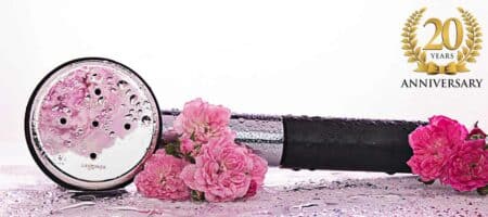 Kristall Wirbeldusche "Kleine Rose 5" | Silber | LifePower – Bild 3