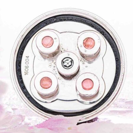 Kristall Wirbeldusche "Kleine Rose 5" | Silber | LifePower – Bild 2
