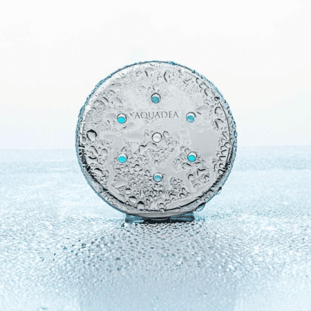 Kristall Wirbeldusche "Larimar Blue Ocean 7" | Platin Bronze-Edition – Bild 5