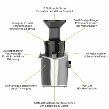 Dahlert DT-SJ-19 Slow Juicer – Bild 9