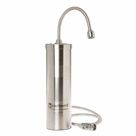 Carbonit Auftischfilter | SanUno inox S aus Edelstahl