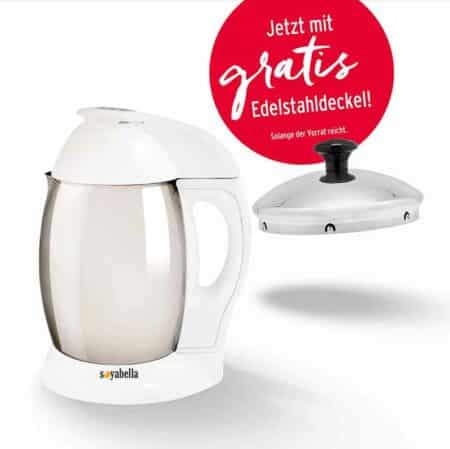 Soyabella Milchbereiter Aktion inkl Edelstahldeckel