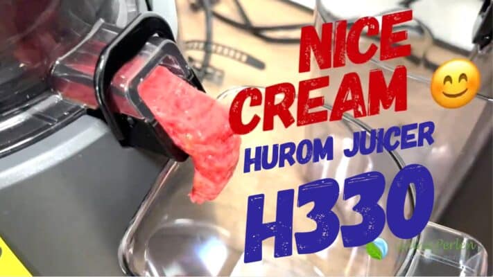 Nicecream im H330 / H320 SlowJuicer