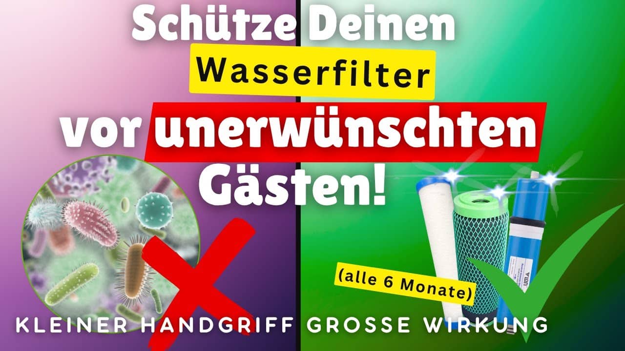 Filterwechsel bei Wasserfiltersystemen