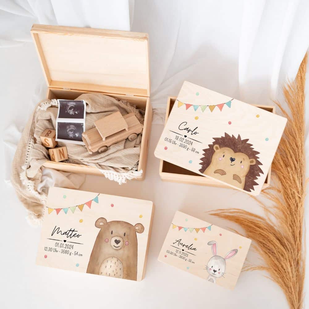 Wunderwunsch personalisierte Erinnerungsbox in drei Größen