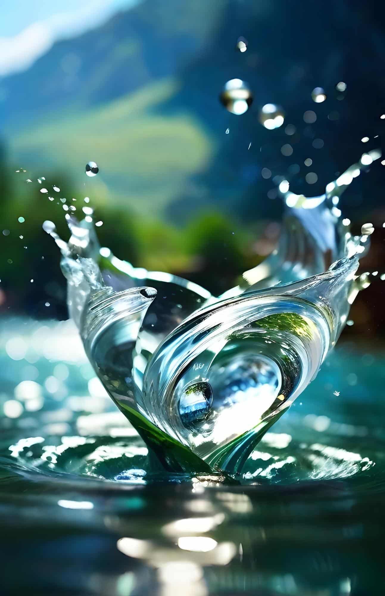 AQUOSS Wasserfilter — strukturiertes Wasser durch Wirbeltechnologie