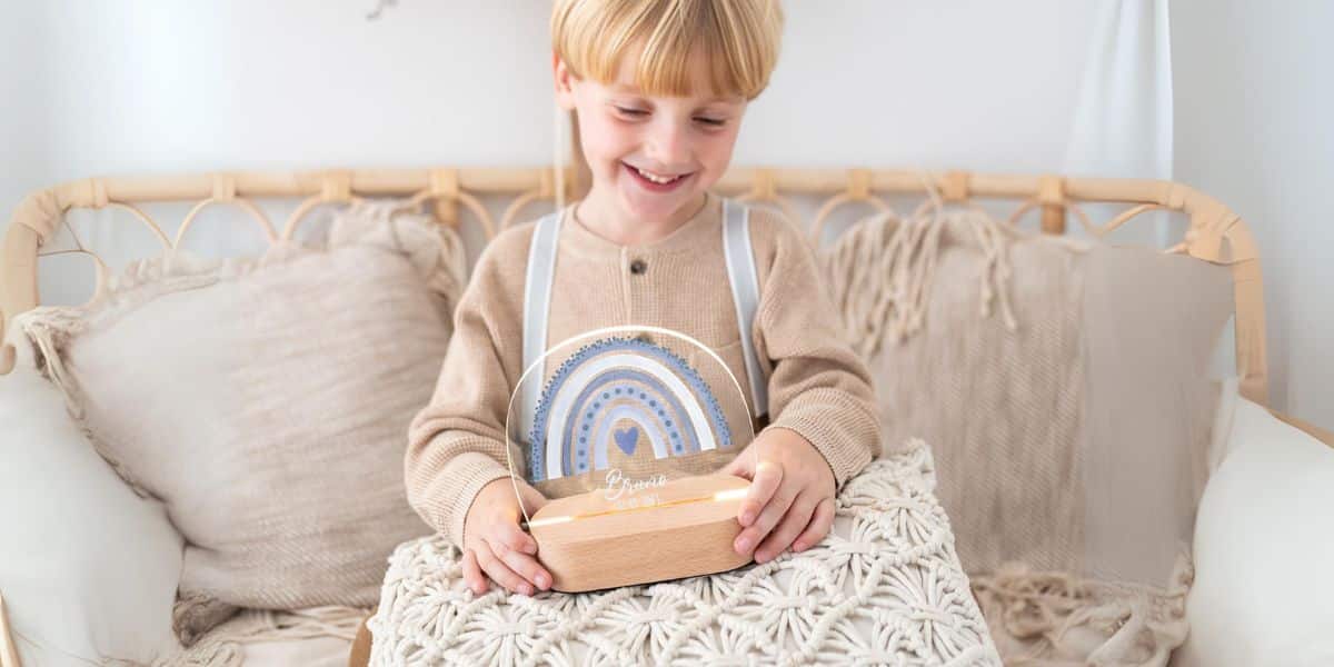 Wunderwunsch personalisierte Nachtlichter für Kinder